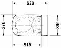 Унитаз с бидеткой Duravit DuraStyle SensoWash 253759 схема 5