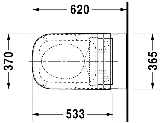 Унитаз с функцией биде Duravit Happy D.2. SensoWash 255059 ФОТО