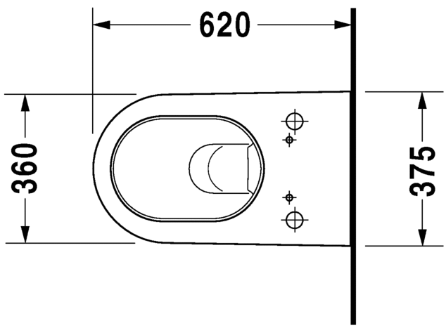 Унитаз с функцией биде Duravit Starck 2 SensoWash 253359 ФОТО