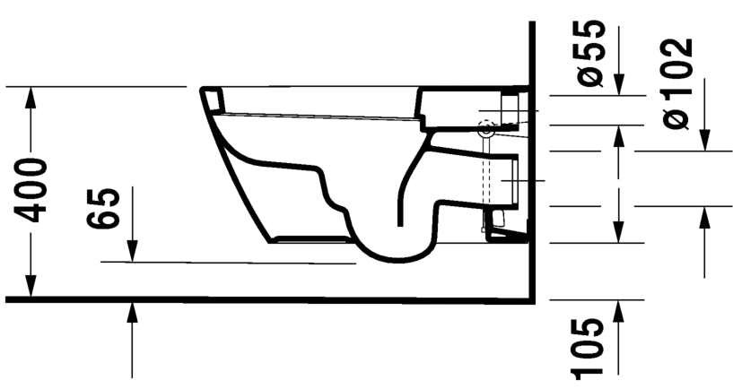 Унитаз с функцией биде Duravit Starck 2 SensoWash 253359 ФОТО