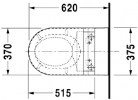 Унитаз с функцией биде Duravit Starck 2 SensoWash 253359 схема 4