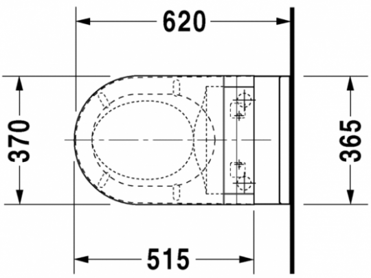 Унитаз с бидеткой Duravit Starck 3 SensoWash 222659 схема 10