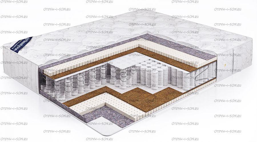 Матрас бесклеевой Beautyson Comfort DS, сизаль