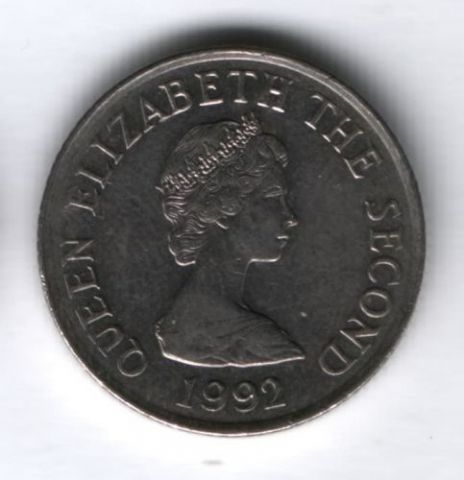 10 пенсов 1992 г. Джерси