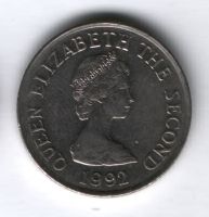 10 пенсов 1992 г. Джерси