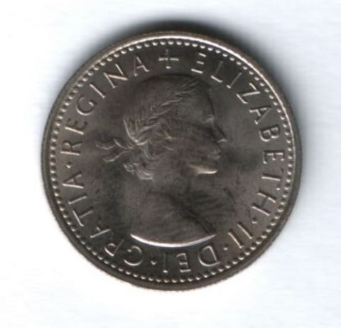 6 пенсов 1967 г. Великобритания AUNC