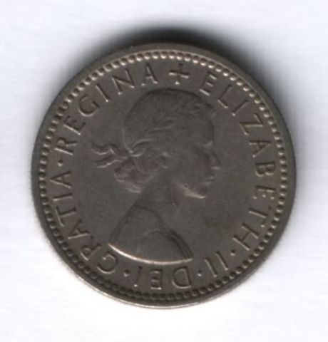 6 пенсов 1962 г. Великобритания