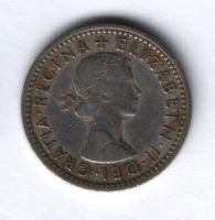 6 пенсов 1955 г. Великобритания
