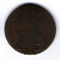 1/2 пенни 1772 г. Великобритания