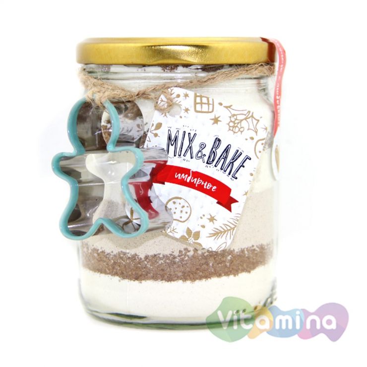 Печенье в банке Mix&Bake Имбирное