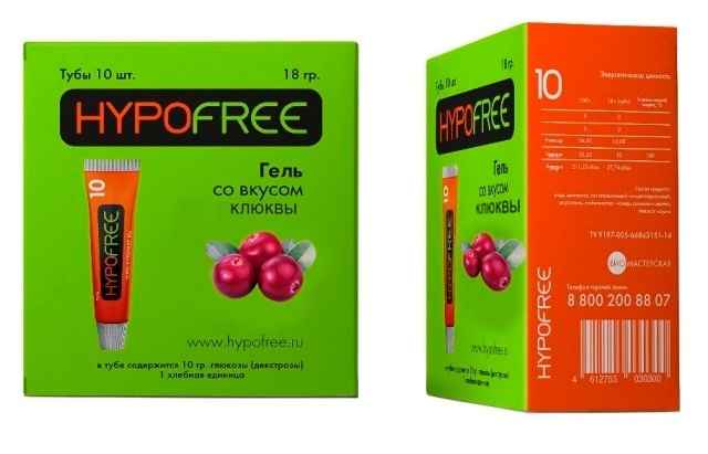 Гель HYPOFREE 10 по 1 ХЕ