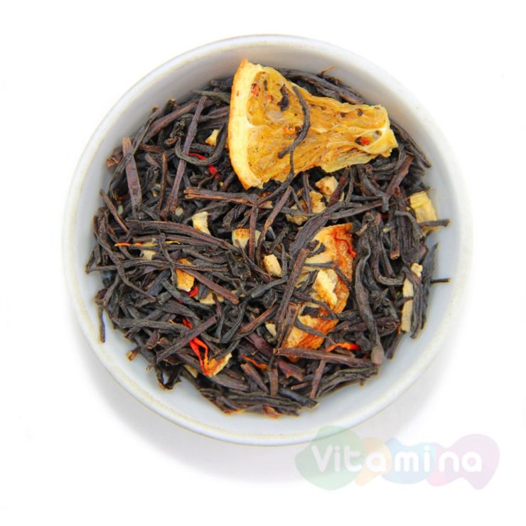 Черный чай с апельсином, 100г