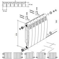 чертеж Royal Thermo BiLiner Noir 500 x6