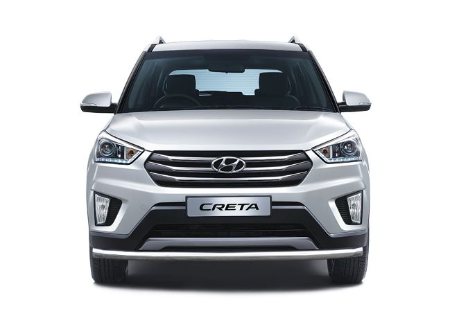 Защита переднего бампера одинарная D63мм (НПС) HYUNDAI Creta 2016-