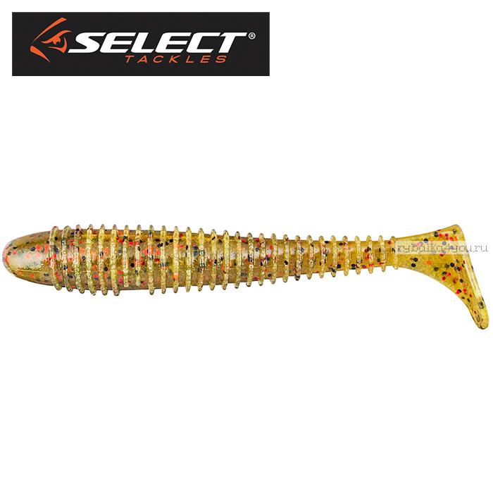 Приманка Select Fatfish 3.8" цвет:002 / 95 мм/упаковка 5 шт