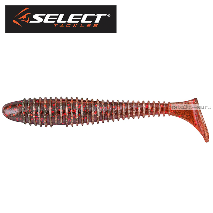 Приманка Select Fatfish 4.8" цвет:888 / 120 мм/упаковка 4 шт