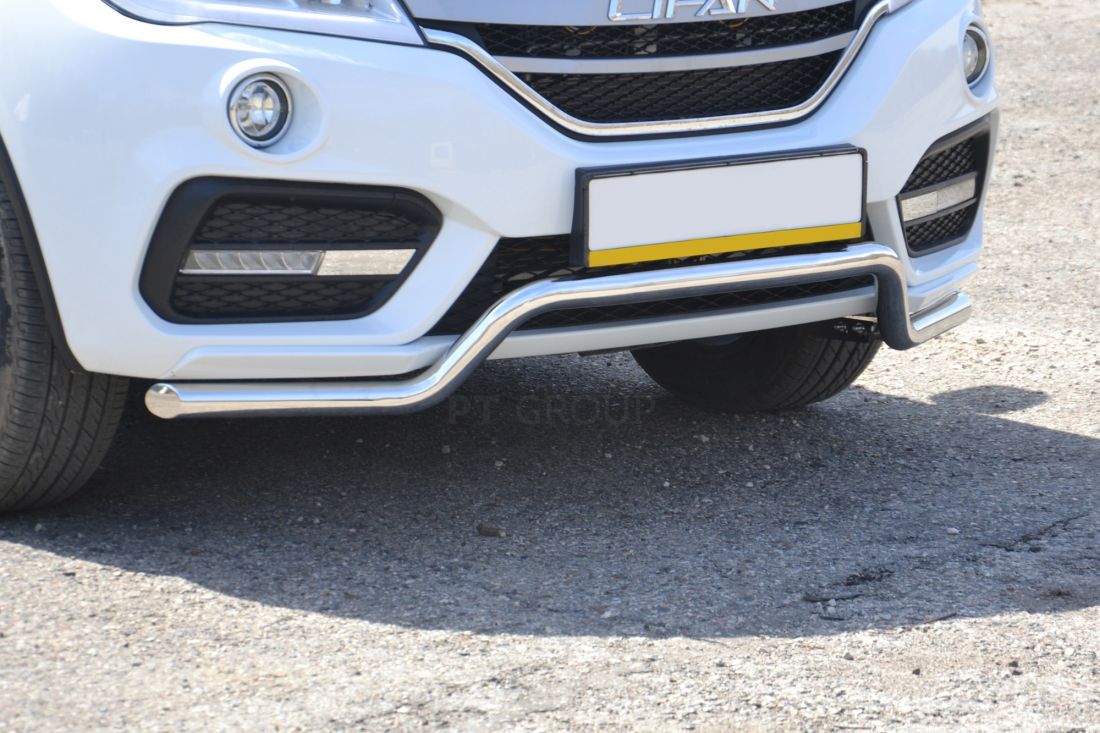 Защита переднего бампера D51мм. Волна (НПС) LIFAN X60 2017-