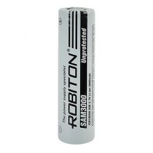 Литиевый аккумулятор 18650 "Robiton" 3000 mAh 3.7v (Samsung)