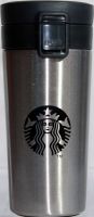 Термостакан Старбакс Starbucks с поилкой 380 мл стальной