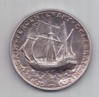 1/2 доллара 1920 г. AUNC. США