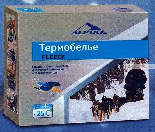 Термобельё Alpica Fleece до -25°,  200гр. полиэстер; мягкий теплый флис, воротник на молнии ( Артикул: Alpica FLEECE)