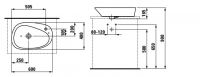 Раковина Laufen Palomba 60х40 схема 4