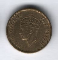10 центов 1950 г. Гонконг