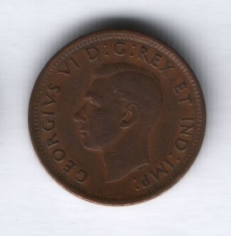 1 цент 1947 г. Канада