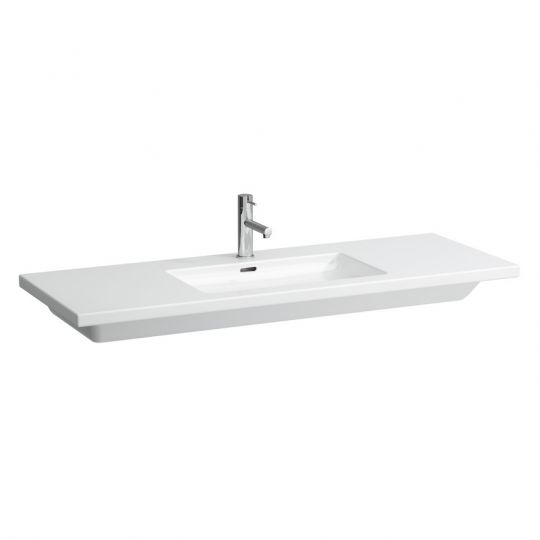 Изображение Раковина Laufen Living Square с широкими крыльями-бортиками 130х48