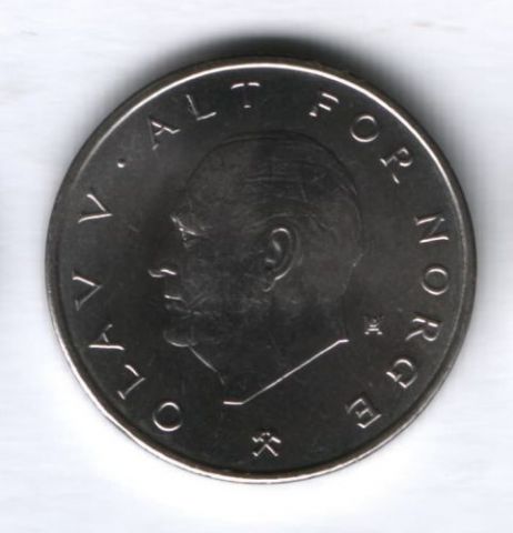 1 крона 1975 г. Норвегия UNC
