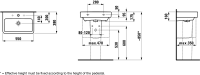 Подвесная раковина Laufen Pro S габариты 55х38 см схема 2