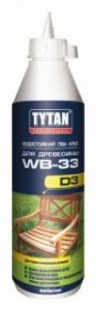 Клей ПВА для Древесины Tytan D3 750гр Водостойкий, Бесцветный/ Титан Д3