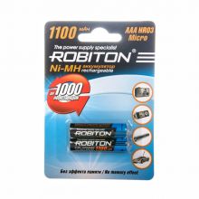 Аккумулятор AAA "Robiton" 1100 mAh 1.2v