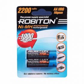 Аккумулятор AA "Robiton" 2200 mAh 1.2v