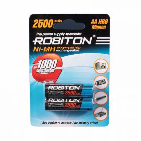 Аккумулятор AA "Robiton" 2500 mAh 1.2v