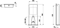 Laufen Universal бачок для унитаза схема 2