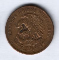 20 сентаво 1956 г. Мексика