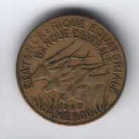 10 франков 1965 г. Камерун