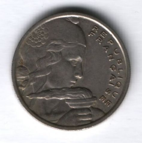 100 франков 1955 г. Франция