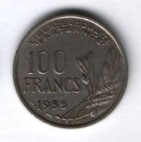 100 франков 1955 г. Франция