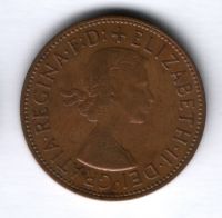 1 пенни 1963 г. Великобритания VF