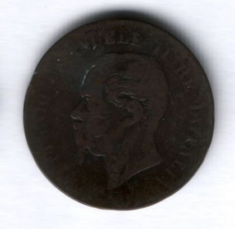 5 чентезимо 1862 г. N Италия