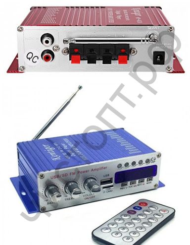 Усилитель звука HY500 (2х20Вт, USB, TF, FM)