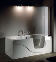 Стеклянная ванна Gemy G9246 B R 170x80 схема 1