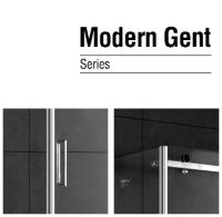 Душевая дверь Gemy Modern Gent S25191A 140 см схема 2
