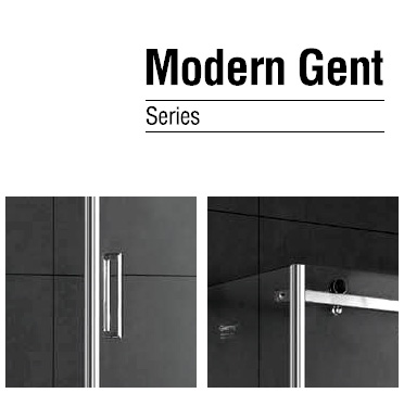Душевая дверь Gemy Modern Gent S25191A 140 см схема 2