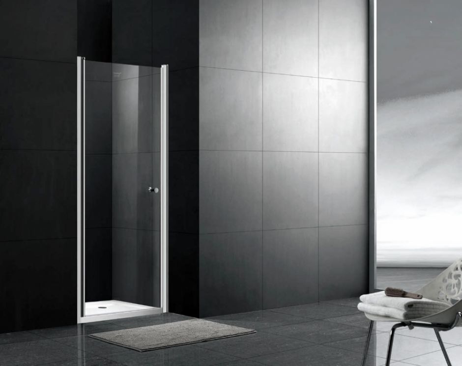 Душевая дверь в нишу Gemy New Rockcoco S03190A 80 см хром