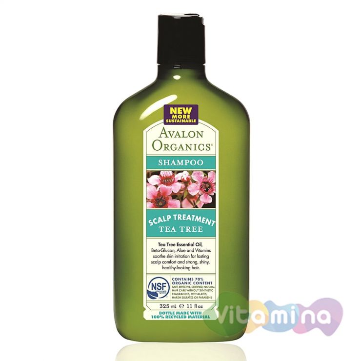 Avalon Organics Шампунь с маслом чайного дерева, 325 мл
