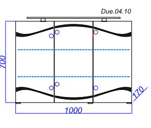 Зеркало-шкаф с подсветкой Aqwella Due Amanti 100х70 ФОТО