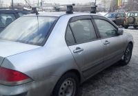 Багажник на крышу Mitsubishi Lancer 9, 2003-07, Атлант, прямоугольные дуги